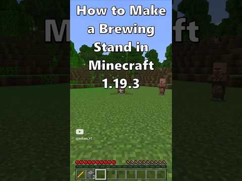 How to Make a Brewing Stand in Minecraft 1.19.3🤣🤣#shorts #minecraft #brewingstand
