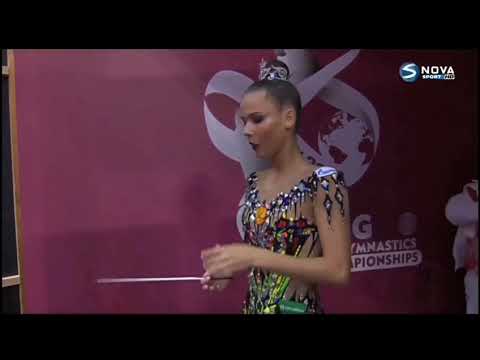 Ekaterina Selezneva Ribbon Final World RG Championships Baku 2019