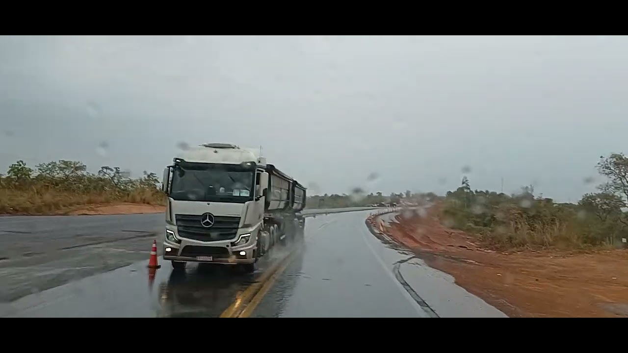 Montes Claros, Obras de duplicação serra Asfalto Molhado novo viaduto Veja como esta as obras BR 135