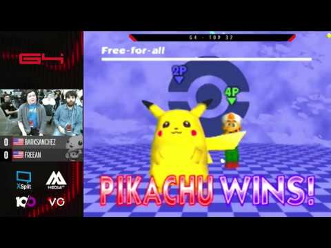 G4 - Top 64 - BarkSanchez Vs. Freean - SSB64