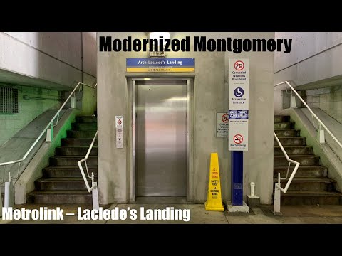 Modernized Montgomery Hydraulic Elevator @ Laclede's Landing Metrolink Station - St. Louis, MO
