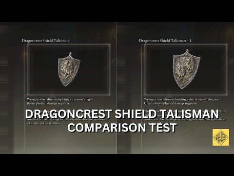 DRAGONCREST SHIELD TALISMAN Comparison Test - Elden Ring
