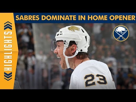 Buffalo Sabres Dominate Devils 7-2 in Home Opener | 10.5.19