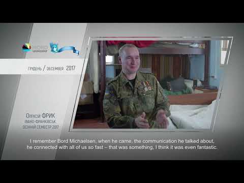 Video feedback of Oleksii Fryk, graduate of the Ukraine-Norway project