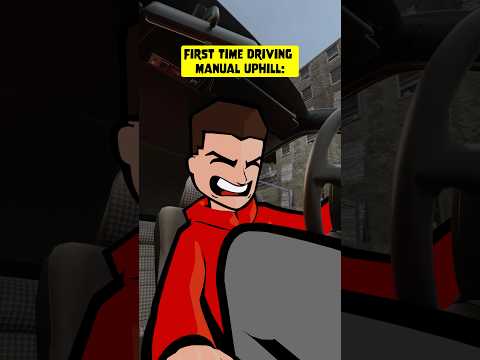 Driving Manual Uphill💀