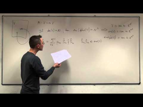 Spin Dynamics - Vector and matrix spaces