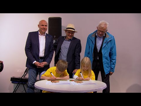 LWG, Stadt Cottbus und Umweltschule Dissenchen unterzeichnen Wassergenerationenvertrag