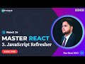 JavaScript Refresher For React Js React Js Tutorial In Hindi 2023 3