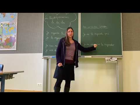 Die Objektpronomen le, la, les