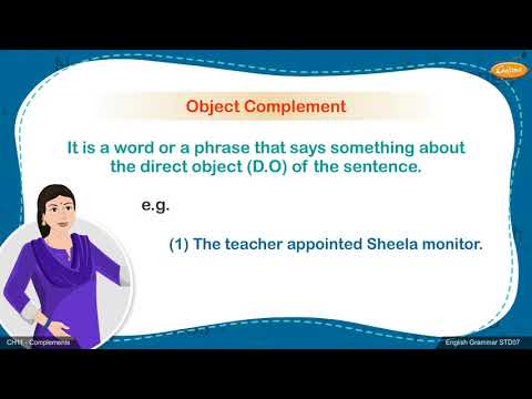 Grade 7 English - Complements