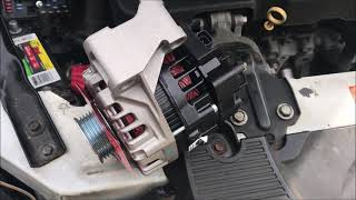 OldGuyDIY 2013 Chevy Impala No Start Fix Failed Alternator Don't Remove Motor Mount Not Fusible Link
