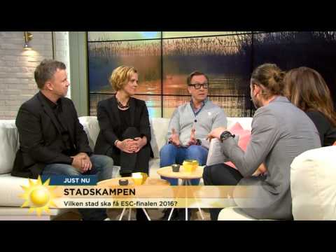 Vilken stad ska få ESC-finalen 2016? - Nyhetsmorgon (TV4)