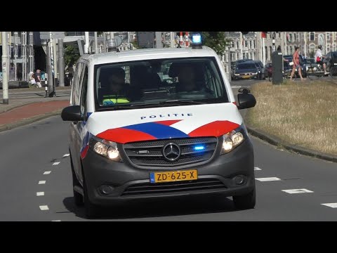 Verschillende Politie Eenheden met spoed in Rotterdam