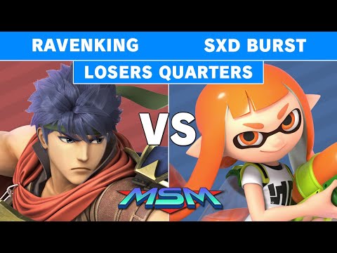 MSM Online 8 - Ravenking (Ike) Vs SXD Burst (Inkling) Losers Quarters - Smash Ultimate