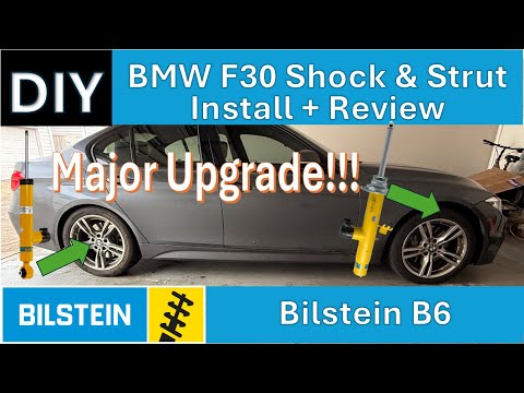 BMW F30 Springs and Shocks Installation & Review (F2x F3x) DIY