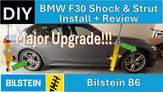 BMW F30 Springs and Shocks Installation & Review (F2x F3x) DIY