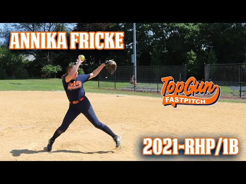 2021-RHP/1B Annika Fricke Softball Skills Video