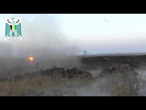 استهداف دبابة T72 من قبل لواء صلاح الدين في مدينة حمص