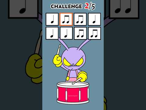 Beat the drum on beat challenge🤩That’s great JAX!! #game #shorts #challenge #animation