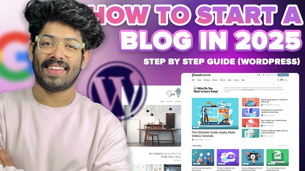 How To Start A Blog In 2025 | I Make Over $3,500/mo - Step By Step Guide For Beginners