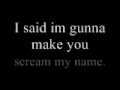 lmfao- Scream My Name Lyrics