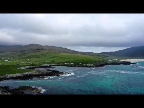 The Isle Of Barra overlooking borve