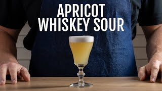 Stone Fruit Whiskey Sour cocktail recipe