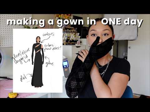 Making an entire GOWN from start to finish in less...