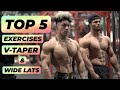 Our Top 5 Exercises for V-Taper and Wide Lats - w/ Nathan Brooks