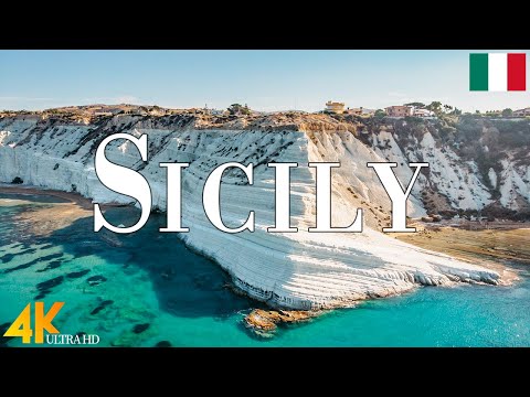 FLYING OVER SICILY (4K UHD) - Relaxing Music Along With Beautiful Nature Videos - 4k ULTRA HD