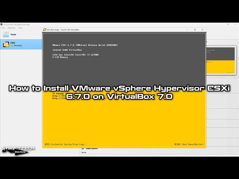 How to Install VMware vSphere Hypervisor ESXi 6.7.0 on VirtualBox 7.0 | Easy Setup Guide! ⚙️🎯