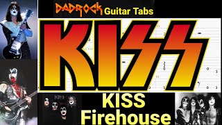 Firehouse - KISS - Guitar + Bass TABS Lesson