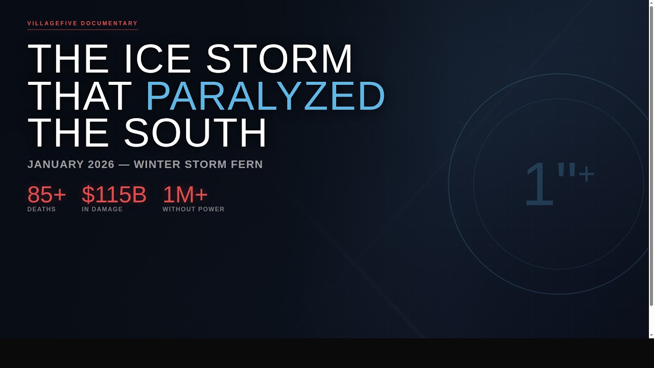 The 2026 Ice Storm That Paralyzed the South