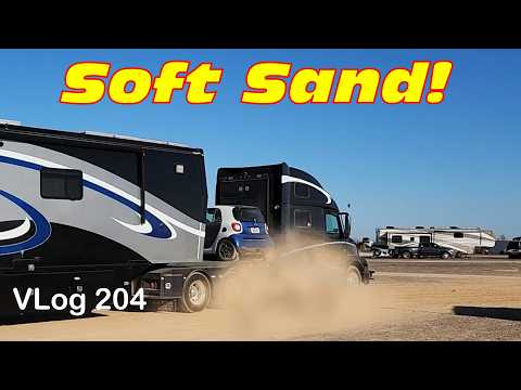 Giant RV vs Soft Desert Sand - We're About to Find Out. HDT RV