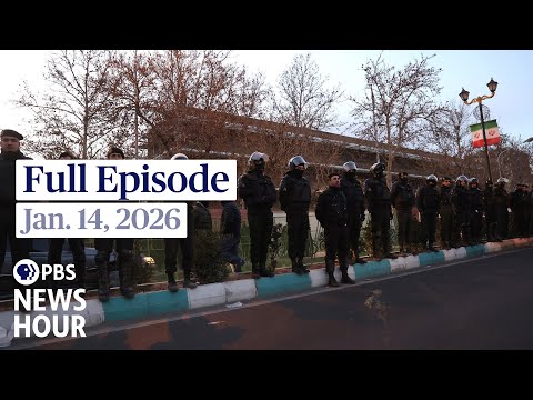 PBS News Hour full episode, Jan. 14, 2026