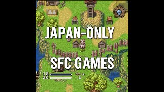 Japan Exclusive Super Famicom Games!