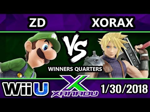 S@X 239 Smash 4 - ZD (Luigi, Fox) Vs. Xorax (Cloud, Fox) - SSB4 Winners Quarters - Smash for Wii U