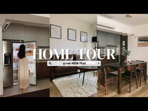 5-RM HDB Home Tour in Singapore | Resale Flat Reno Without ID | Modern & Elegant | foongfamilyflat