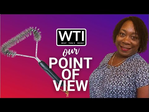Weber 12Inch 3-Sided Grill Brush - WTI product video review