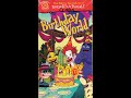 Opening To The Wacky Adventures Of Ronald McDonald Birthday World 2001 VHS 60fps Fanmade