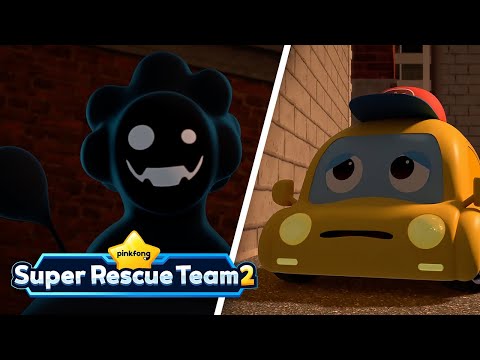 Spooky, Scary Alley and More｜Eee-Ooh, Police Car Series 🚓｜S2｜Pinkfong Super Rescue Team