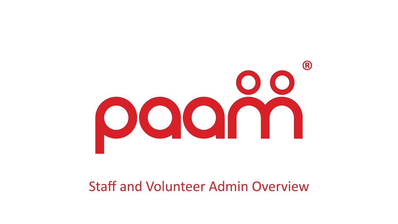 PAAM Event Management Software App Staff and Volunteer Admin Overview
