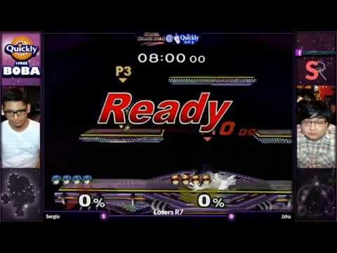 SSBM @ Quickly 9 - Sergio (Marth) vs. Jzhu (C. Falcon) - Losers R7