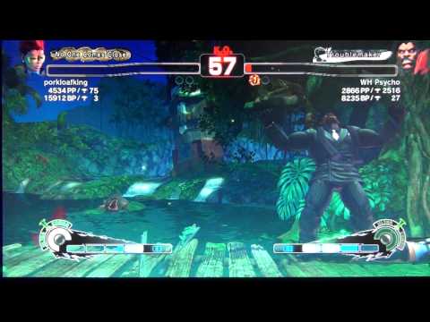 SSF4 AE Ranked Match - WH Psycho (Balrog) Vs porkloafking (C.Viper)