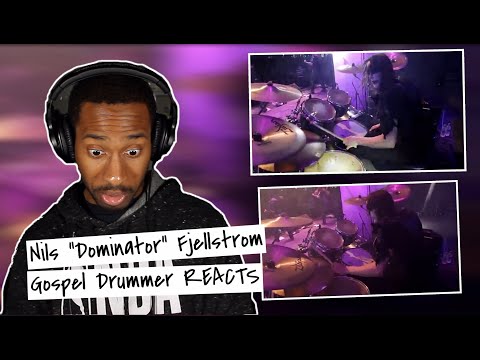 Gospel Drummer REACTS to Nils "Dominator" Fjellström - Dark Funeral - Vobiscum Satanas (Drumcam)