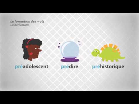 Formation des mots - La dérivation