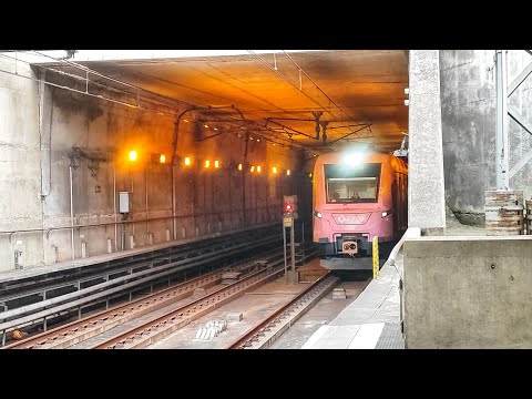 CPTM U520 (Série 2500 do Ayrton Senna) alinhando em José Bonifácio.