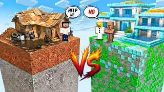 Minecraft, I Evolved From POOR to MILLIONAIRE CHUNK || Minecraft Mods