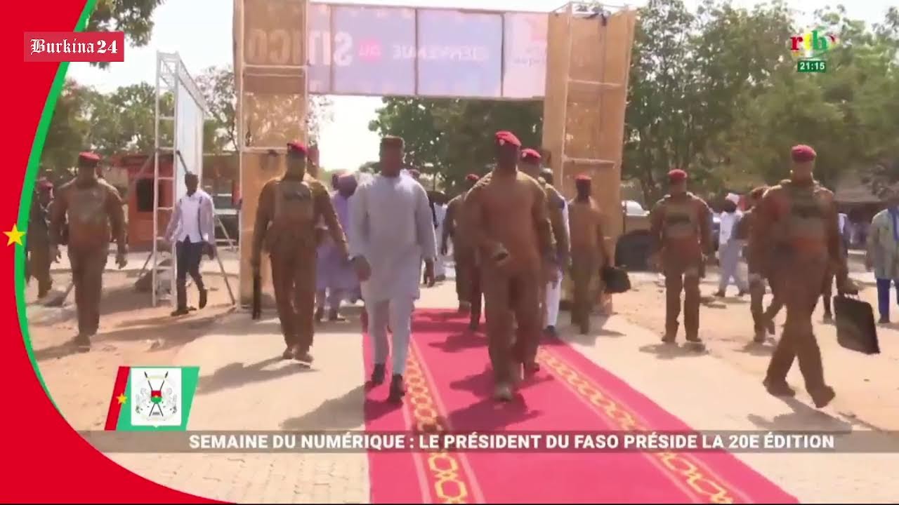 🇧🇫 {DIRECT} Les mots forts du Capitaine Ibrahim Traoré à l’ouverture de la semaine du numérique