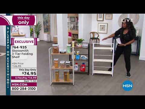 Storesmith 3Tier Folding Shelf